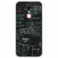 Aesthetic Black Xiaomi Redmi 5 Plus Flexible TPU (Διάφανη Σιλικόνη)