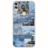Aesthetic Blue Huawei Honor 8X Flexible TPU (Διάφανη Σιλικόνη)