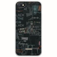 Aesthetic Black Xiaomi Redmi 6A Flexible TPU (Διάφανη Σιλικόνη)