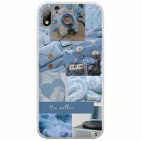 Aesthetic Blue Huawei Y5 2019 Flexible TPU (Διάφανη Σιλικόνη)