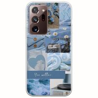 Aesthetic Blue Samsung Galaxy Note 20 Ultra Flexible TPU (Διάφανη Σιλικόνη)