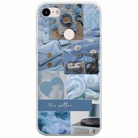 Aesthetic Blue Google Pixel 3XL Flexible TPU (Διάφανη Σιλικόνη)