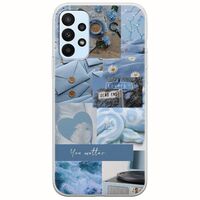 Aesthetic Blue Samsung Galaxy A23 5G Flexible TPU (Διάφανη Σιλικόνη)
