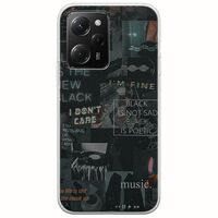 Aesthetic Black Xiaomi Poco X5 Pro 5G Flexible TPU (Διάφανη Σιλικόνη)