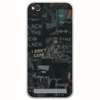 Aesthetic Black Xiaomi Redmi 5A Flexible TPU (Διάφανη Σιλικόνη)