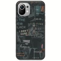 Aesthetic Black Xiaomi Mi 11 Lite / 11 Lite NE / 5G Black TPU (Μαύρη Σιλικόνη)