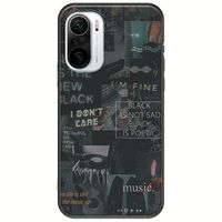 Aesthetic Black Xiaomi Poco F3 Black TPU (Μαύρη Σιλικόνη)