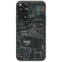 Aesthetic Black Xiaomi Redmi Note 11 / 11s Black TPU (Μαύρη Σιλικόνη)