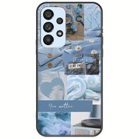 Aesthetic Blue Samsung Galaxy A53 5G Black TPU (Μαύρη Σιλικόνη)