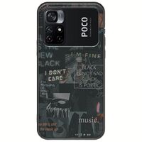 Aesthetic Black Xiaomi Poco M4 Pro 4G Black TPU (Μαύρη Σιλικόνη)