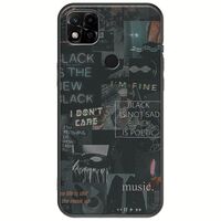 Aesthetic Black Xiaomi Redmi 10A Black TPU (Μαύρη Σιλικόνη)