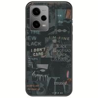 Aesthetic Black Xiaomi Poco X5 5G Black TPU (Μαύρη Σιλικόνη)