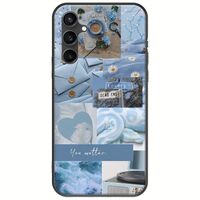Aesthetic Blue Samsung Galaxy S23 FE 5G Black TPU (Μαύρη Σιλικόνη)