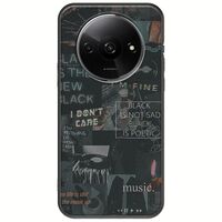 Aesthetic Black Xiaomi Redmi A3 Black TPU (Μαύρη Σιλικόνη)