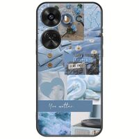 Aesthetic Blue Huawei Nova 12 SE Black TPU (Μαύρη Σιλικόνη)