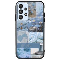 Aesthetic Blue Samsung Galaxy A53 5G Groove TPU (Tempered Glass και TPU)