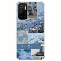 Aesthetic Blue Xiaomi Poco M3 Pro 5G Flexible TPU (Διάφανη Σιλικόνη)