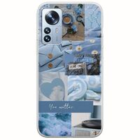 Aesthetic Blue Xiaomi 12 Pro Flexible TPU (Διάφανη Σιλικόνη)