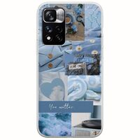 Aesthetic Blue Xiaomi Redmi Note 11 Pro Plus 5G Flexible TPU (Διάφανη Σιλικόνη)