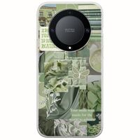 Aesthetic Green Honor Magic 5 Lite 5G Flexible TPU (Διάφανη Σιλικόνη)