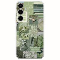 Aesthetic Green Samsung Galaxy A15 4G / 5G Flexible TPU (Διάφανη Σιλικόνη)