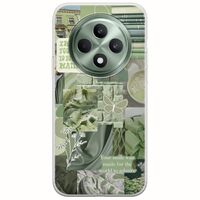 Aesthetic Green Oppo Reno 12 F 5G Flexible TPU (Διάφανη Σιλικόνη)