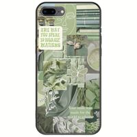 Aesthetic Green iPhone 7 Plus Black TPU (Μαύρη Σιλικόνη)