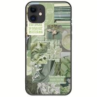 Aesthetic Green iPhone 11 Black TPU (Μαύρη Σιλικόνη)