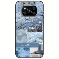 Aesthetic Blue Xiaomi Poco X3 NFC / X3 Pro Black TPU (Μαύρη Σιλικόνη)