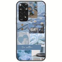 Aesthetic Blue Xiaomi Redmi Note 11 / 11s Black TPU (Μαύρη Σιλικόνη)