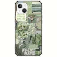 Aesthetic Green iPhone 14 Black TPU (Μαύρη Σιλικόνη)