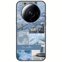 Aesthetic Blue Xiaomi 12S Ultra Black TPU (Μαύρη Σιλικόνη)