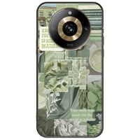 Aesthetic Green Realme 11 Pro Plus 5G Black TPU (Μαύρη Σιλικόνη)