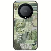 Aesthetic Green Honor Magic 5 Lite 5G Black TPU (Μαύρη Σιλικόνη)