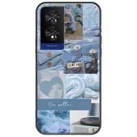 Aesthetic Blue TCL 40 NXTPAPER 4G Black TPU (Μαύρη Σιλικόνη)