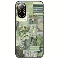 Aesthetic Green Realme C67 4G Black TPU (Μαύρη Σιλικόνη)