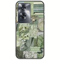 Aesthetic Green Oppo A79 5G Black TPU (Μαύρη Σιλικόνη)