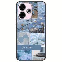 Aesthetic Blue Xiaomi Redmi 13 4G Black TPU (Μαύρη Σιλικόνη)