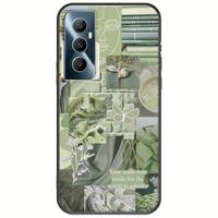 Aesthetic Green Realme C65 4G Black TPU (Μαύρη Σιλικόνη)