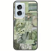 Aesthetic Green Motorola Edge 50 Fusion 5G Black TPU (Μαύρη Σιλικόνη)