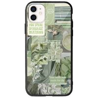 Aesthetic Green iPhone 12 mini Groove TPU (Tempered Glass και TPU)