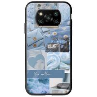 Aesthetic Blue Xiaomi Poco X3 NFC / X3 Pro Groove TPU (Tempered Glass και TPU)