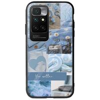 Aesthetic Blue Xiaomi Redmi 10 Groove TPU (Tempered Glass και TPU)