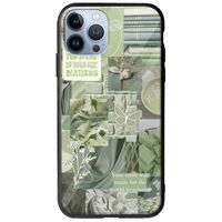 Aesthetic Green iPhone 12 Pro Groove TPU (Tempered Glass και TPU)