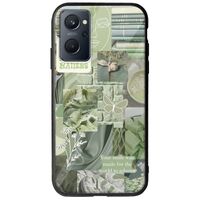 Aesthetic Green Realme 9i Groove TPU (Tempered Glass και TPU)