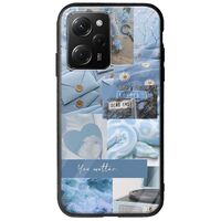 Aesthetic Blue Xiaomi Poco X5 Pro 5G Groove TPU (Tempered Glass και TPU)