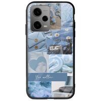 Aesthetic Blue Xiaomi Poco X5 5G Groove TPU (Tempered Glass και TPU)