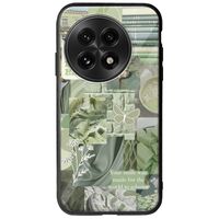 Aesthetic Green OnePlus 13 5G Groove TPU (Tempered Glass και TPU)