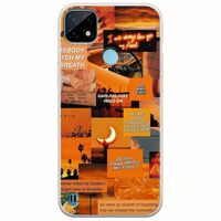 Aesthetic Orange Realme C21Y / Realme C25Y Flexible TPU (Διάφανη Σιλικόνη)