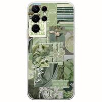 Aesthetic Green Samsung Galaxy S22 Ultra Flexible TPU (Διάφανη Σιλικόνη)